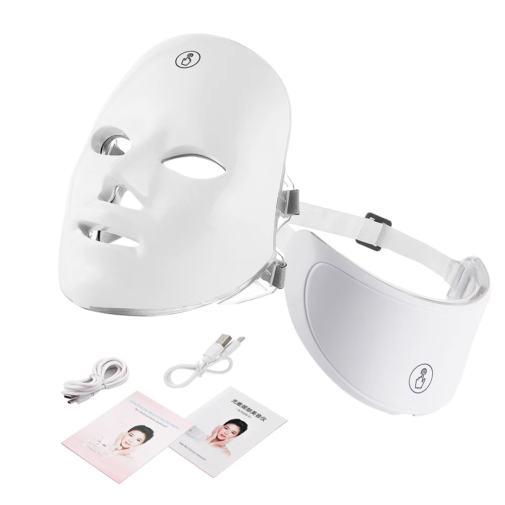 GlowTech Pro LED Facial & Neck Mask